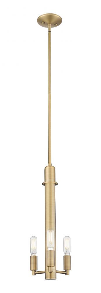Arcadia - 3 Light - 7 inch - Satin Gold - Mini Pendant