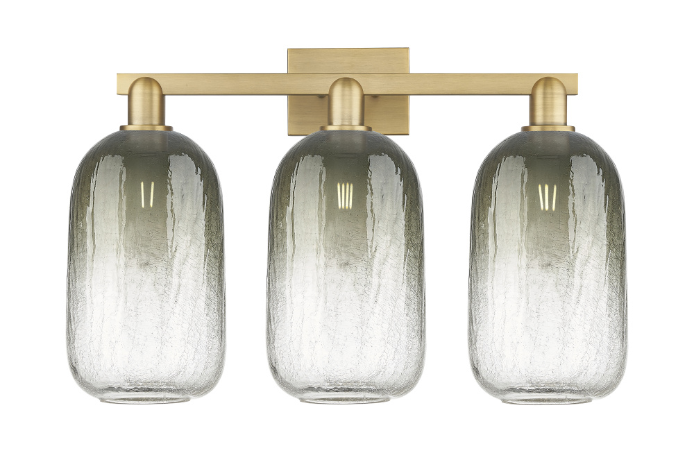 Brookhaven Cloche - 3 Light - 26 inch - Brushed Brass - Bath Vanity Light