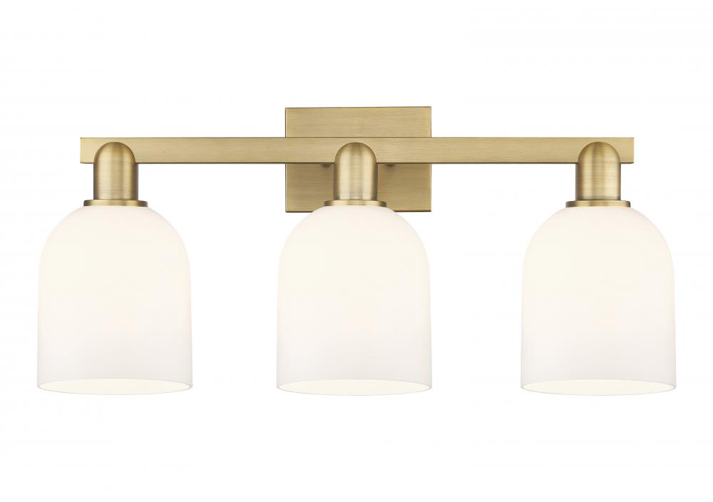 Bella - 3 Light - 25 inch - Brushed Brass - Bath Vanity Light