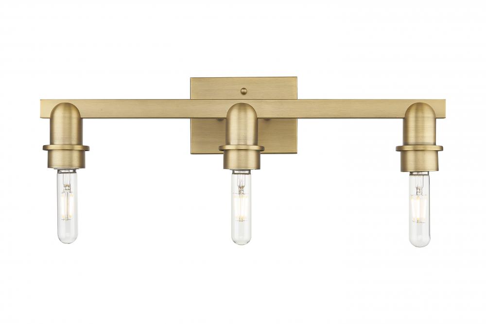 Arcadia - 3 Light - 19 inch - Satin Gold - Bath Vanity Light