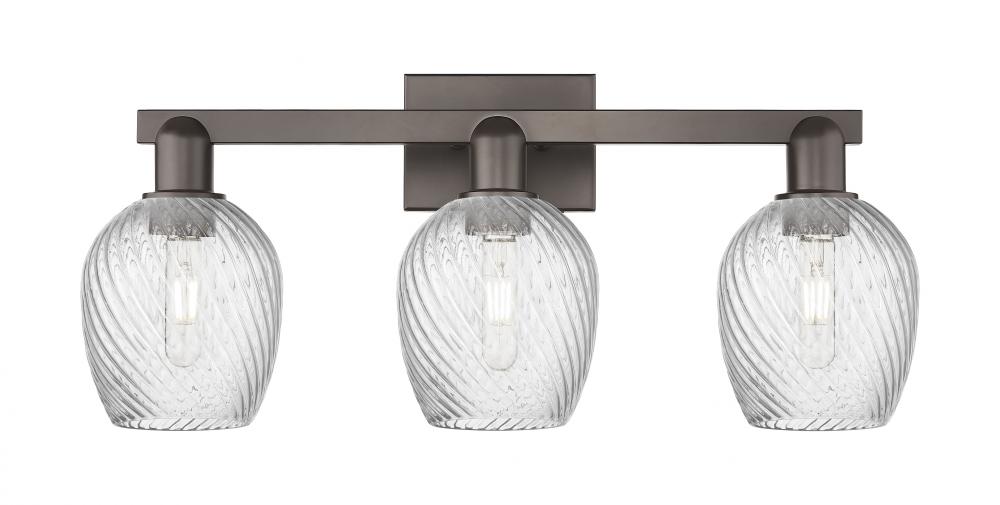 Salina - 3 Light - 25 inch - Oil Rubbed Bronze - Bath Vanity Light