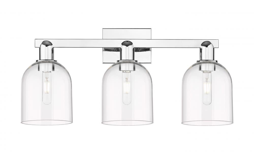 Bella - 3 Light - 25 inch - Polished Chrome - Bath Vanity Light