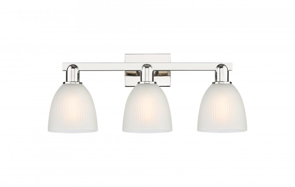 Castile - 3 Light - 25 inch - Polished Nickel - Bath Vanity Light