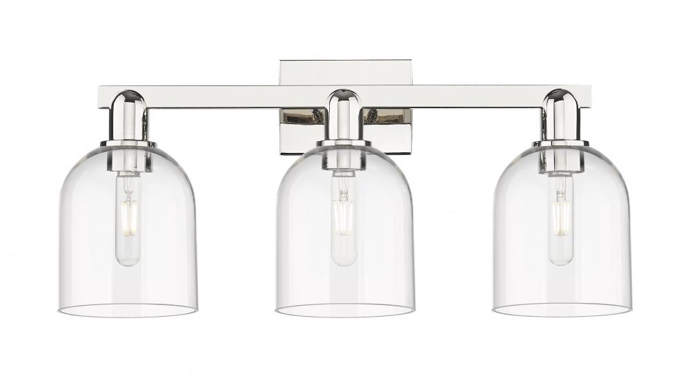 Bella - 3 Light - 25 inch - Polished Nickel - Bath Vanity Light