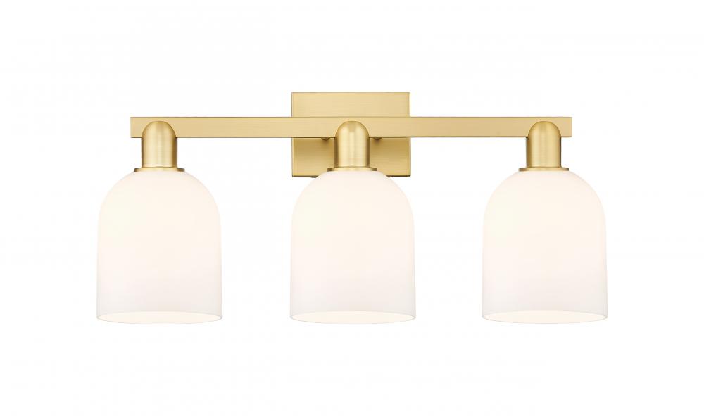 Bella - 3 Light - 25 inch - Satin Gold - Bath Vanity Light
