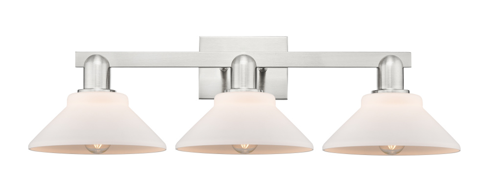 Orwell - 3 Light - 27 inch - Brushed Satin Nickel - Bath Vanity Light