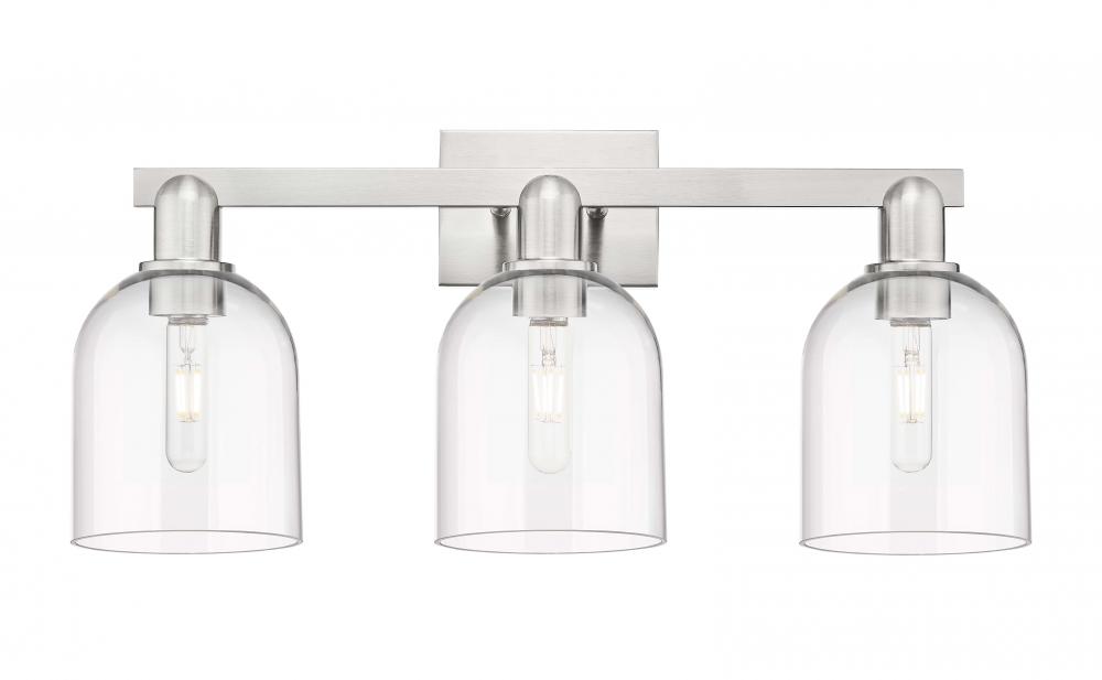 Bella - 3 Light - 25 inch - Brushed Satin Nickel - Bath Vanity Light