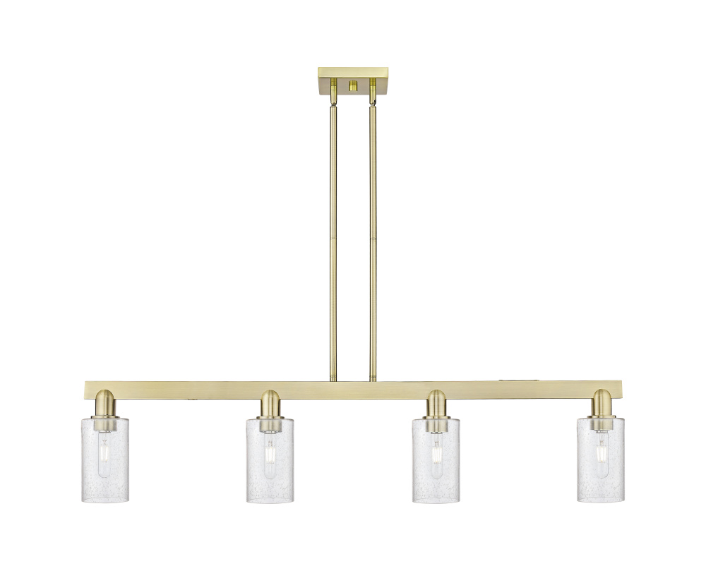 Clymer - 4 Light - 47 inch - Antique Brass - Stem hung - Island Light