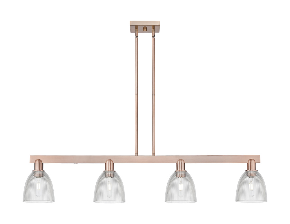 Castile - 4 Light - 49 inch - Antique Copper - Stem hung - Island Light