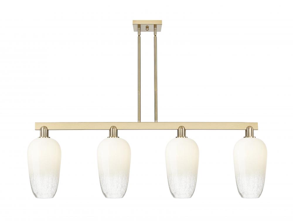 Brookhaven Flute - 4 Light - 48 inch - Champagne Bronze - Cord hung - Island Light