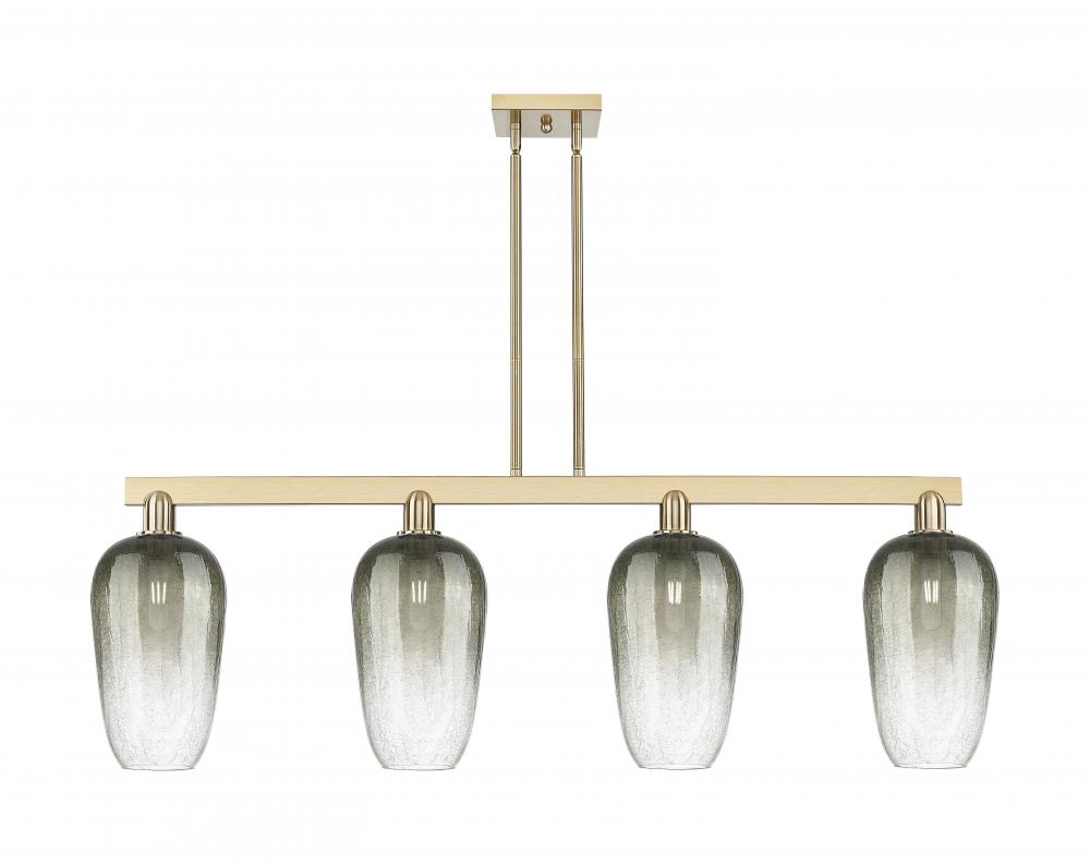 Brookhaven Flute - 4 Light - 48 inch - Champagne Bronze - Cord hung - Island Light