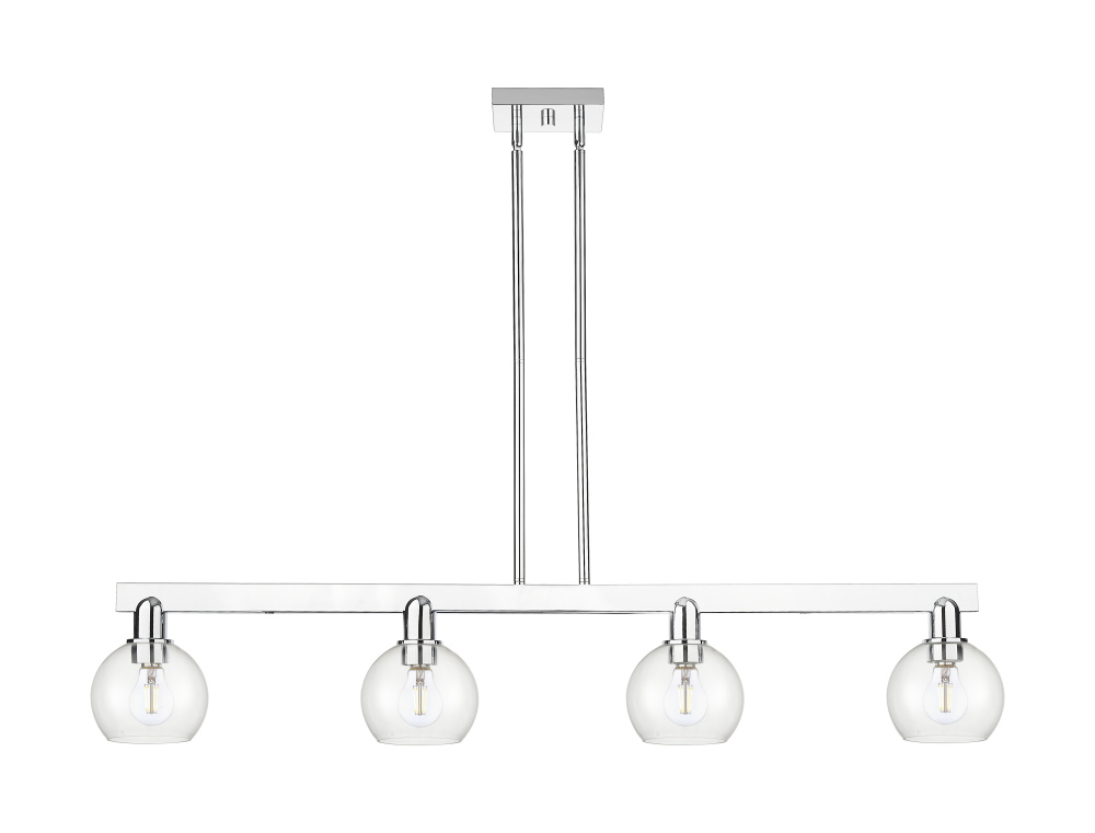 Athens - 4 Light - 49 inch - Polished Chrome - Stem hung - Island Light