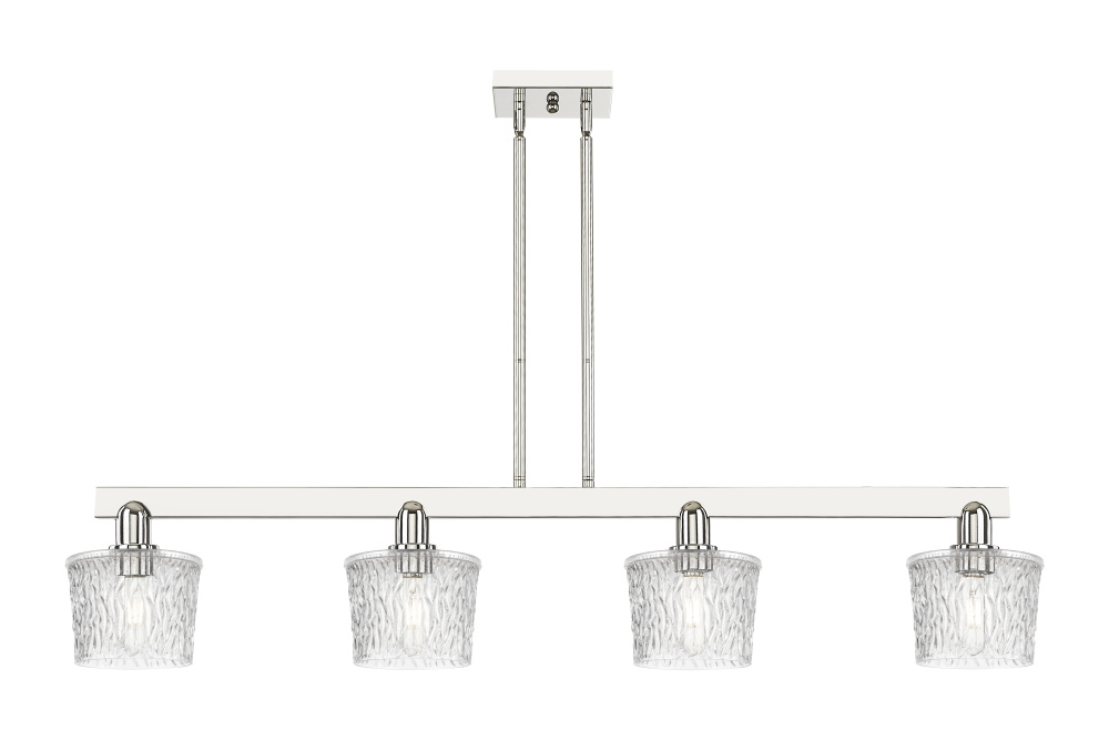 Niagara - 4 Light - 49 inch - Polished Nickel - Stem hung - Island Light