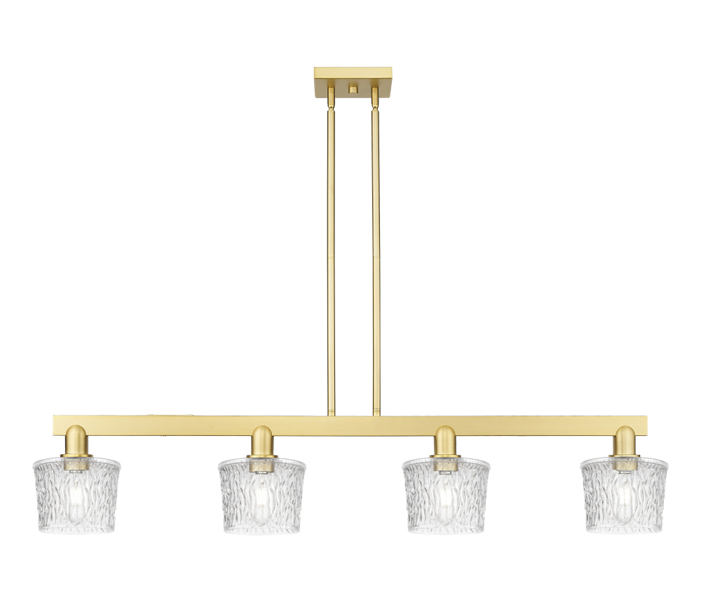 Niagara - 4 Light - 49 inch - Satin Gold - Stem hung - Island Light