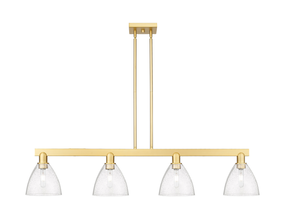 Bristol - 4 Light - 50 inch - Satin Gold - Stem hung - Island Light