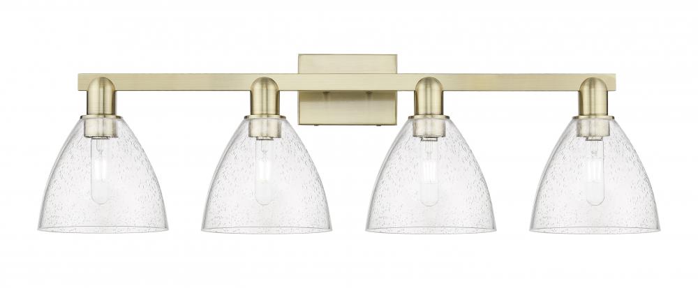 Bristol - 4 Light - 35 inch - Antique Brass - Bath Vanity Light