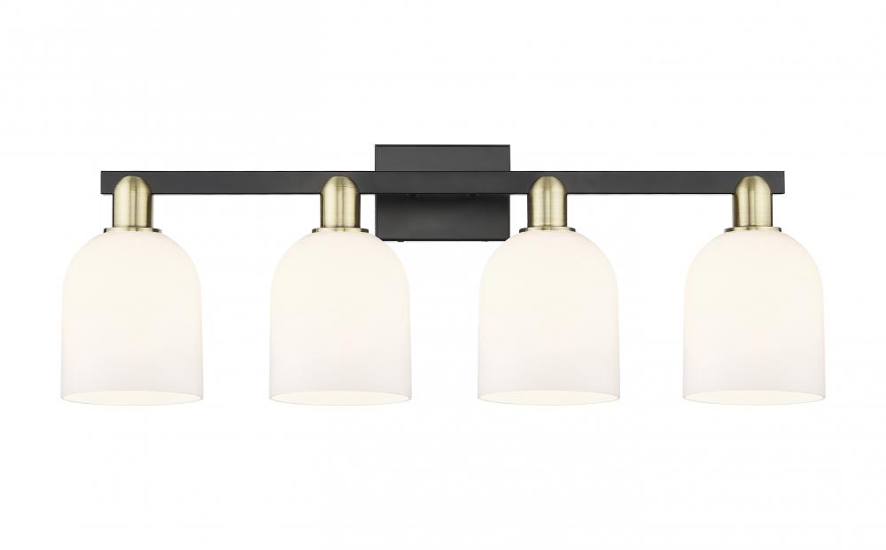 Bella - 4 Light - 33 inch - Black Antique Brass - Bath Vanity Light