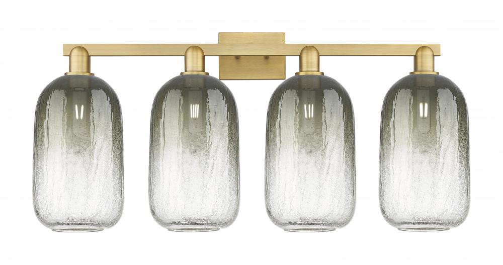 Brookhaven Cloche - 4 Light - 36 inch - Brushed Brass - Bath Vanity Light