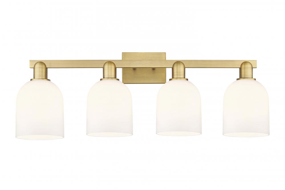 Bella - 4 Light - 33 inch - Brushed Brass - Bath Vanity Light