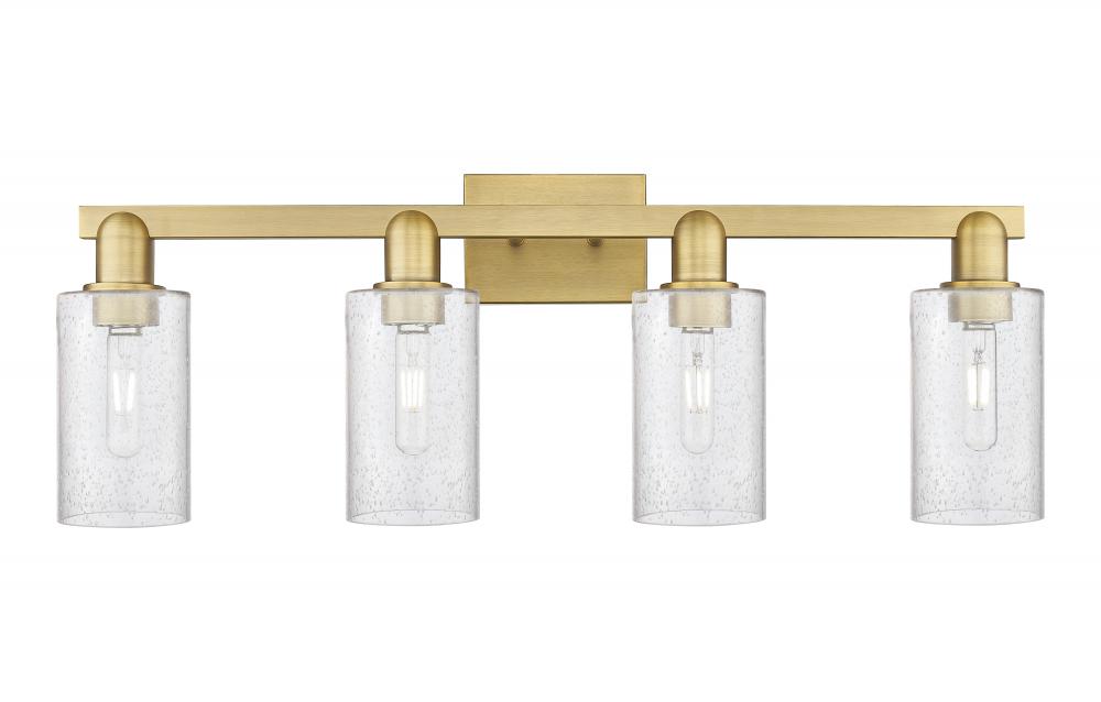 Clymer - 4 Light - 31 inch - Brushed Brass - Bath Vanity Light