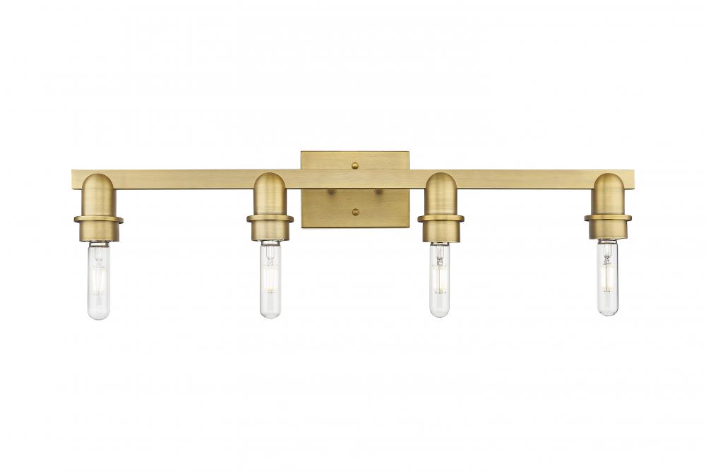 Arcadia - 4 Light - 27 inch - Polished Chrome - Bath Vanity Light