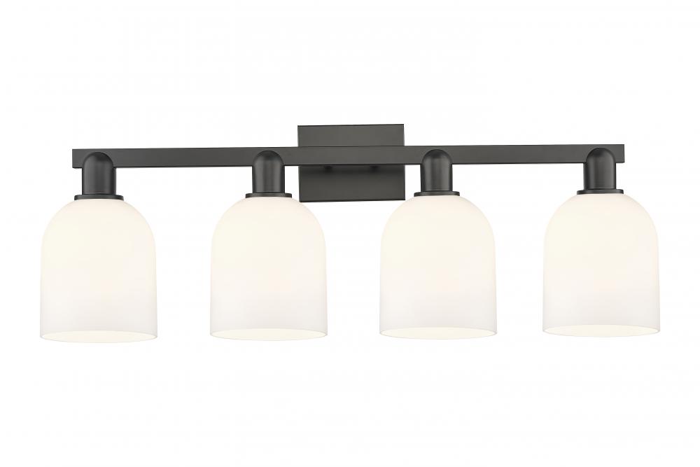 Bella - 4 Light - 33 inch - Matte Black - Bath Vanity Light