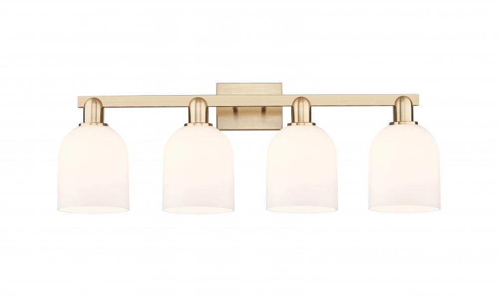 Bella - 4 Light - 33 inch - Champagne Bronze - Bath Vanity Light
