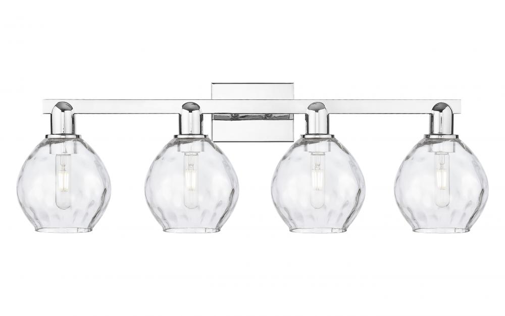 Waverly - 4 Light - 33 inch - Polished Chrome - Bath Vanity Light