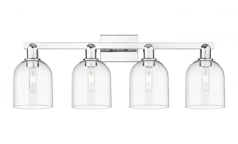 Bella - 4 Light - 33 inch - Polished Chrome - Bath Vanity Light