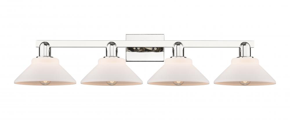 Orwell - 4 Light - 35 inch - Polished Nickel - Bath Vanity Light