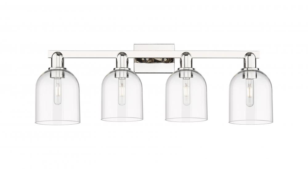 Bella - 4 Light - 33 inch - Polished Nickel - Bath Vanity Light