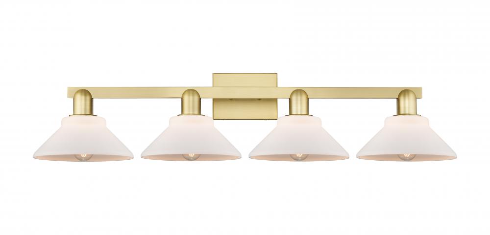 Orwell - 4 Light - 35 inch - Satin Gold - Bath Vanity Light