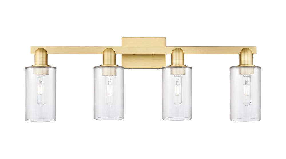 Clymer - 4 Light - 31 inch - Satin Gold - Bath Vanity Light