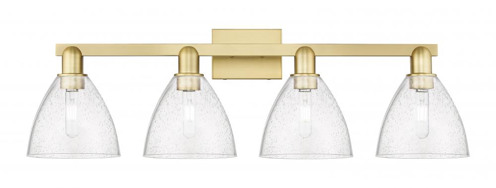 Bristol - 4 Light - 35 inch - Satin Gold - Bath Vanity Light