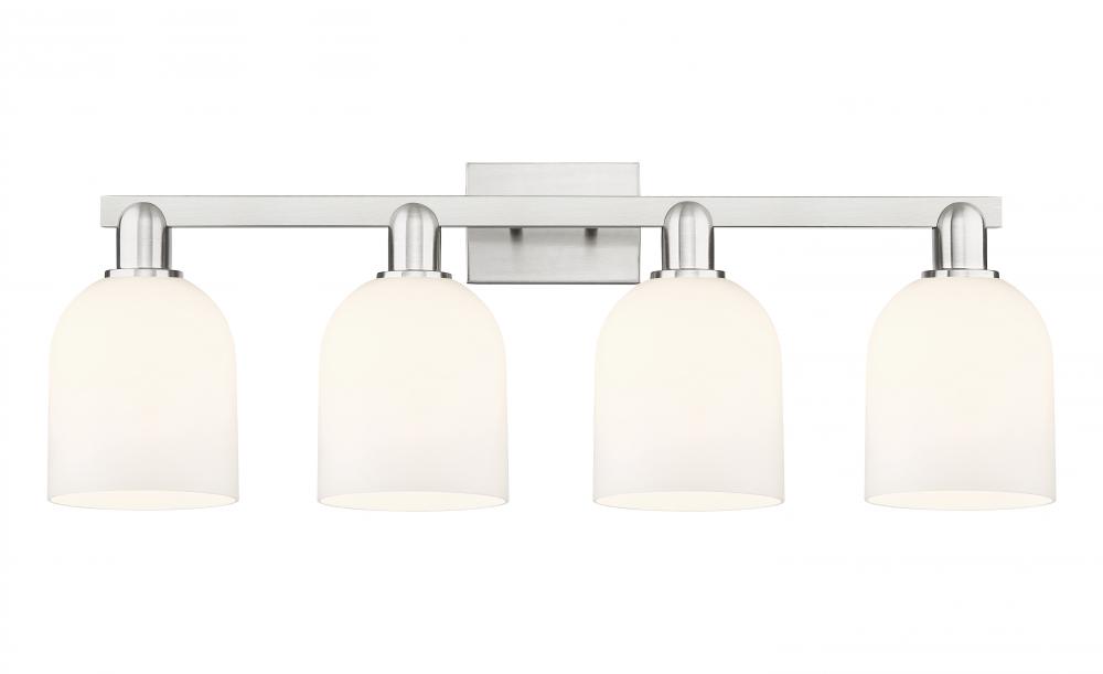 Bella - 4 Light - 33 inch - Brushed Satin Nickel - Bath Vanity Light