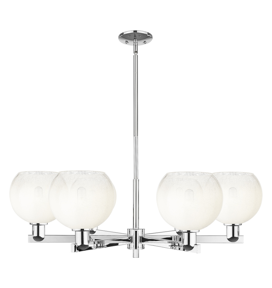 Brookhaven Globe - 6 Light - 24 inch - Polished Chrome - Chandelier