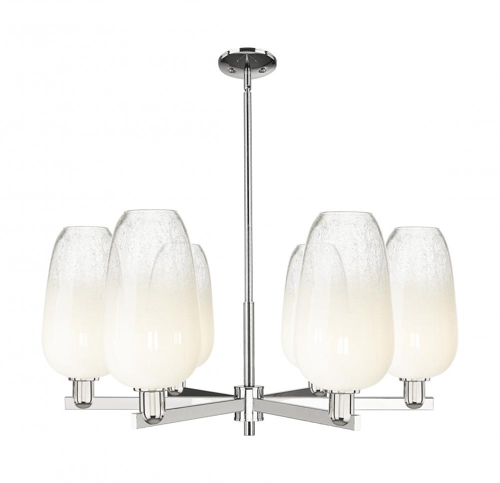Brookhaven Flute - 6 Light - 24 inch - Polished Nickel - Chandelier