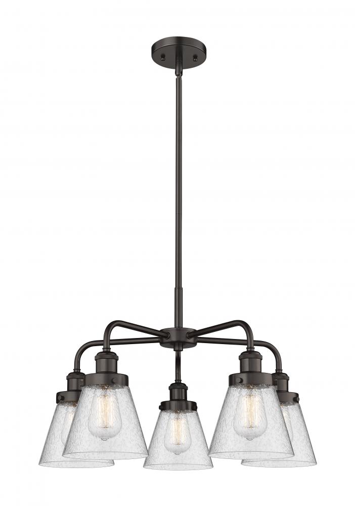 Cone - 5 Light - 25 inch - Oil Rubbed Bronze - Chandelier