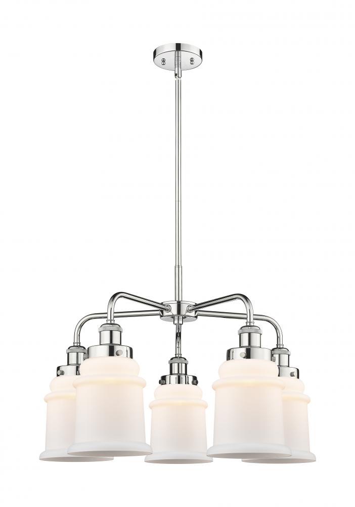 Canton - 5 Light - 25 inch - Polished Chrome - Chandelier