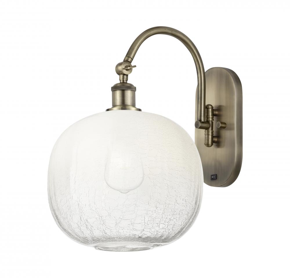 Brookhaven Sphere - 1 Light - 11 inch - Antique Brass - Sconce