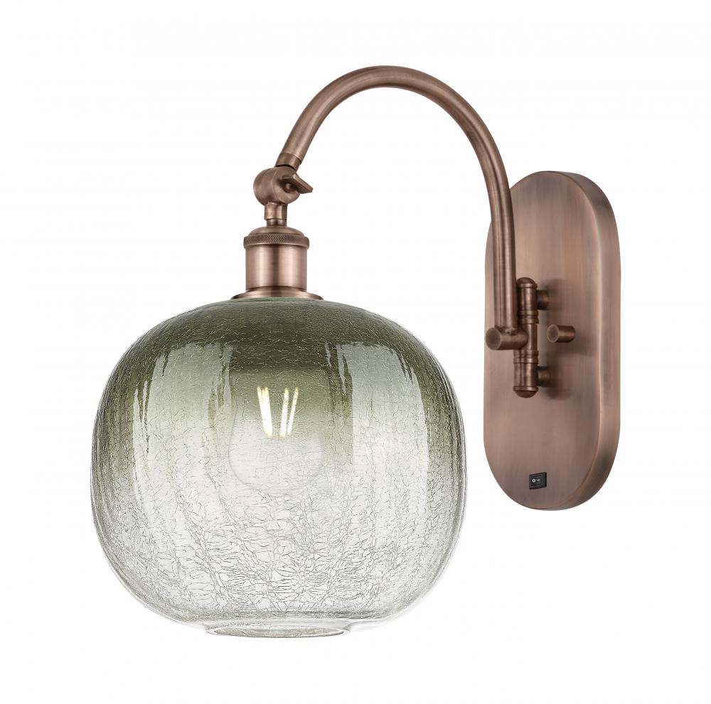 Brookhaven Sphere - 1 Light - 11 inch - Antique Copper - Sconce