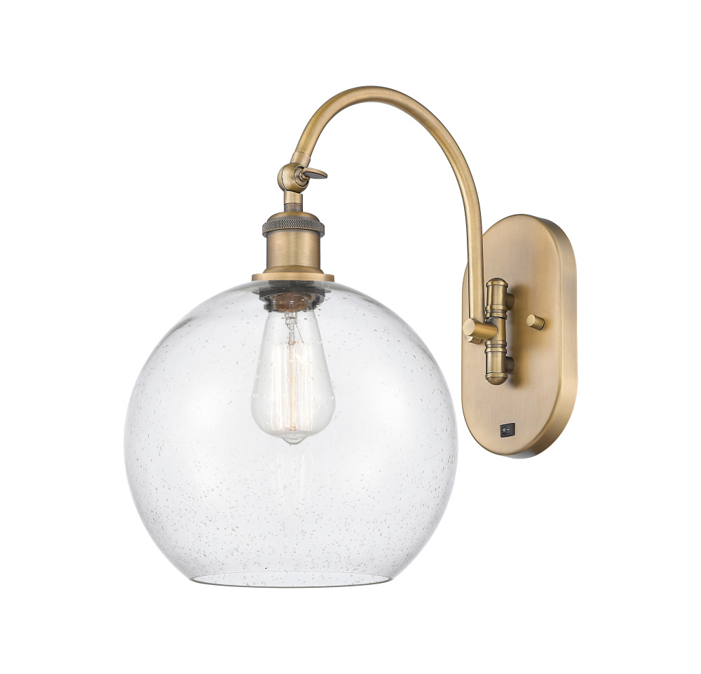 Athens - 1 Light - 10 inch - Brushed Brass - Adjustable - Sconce