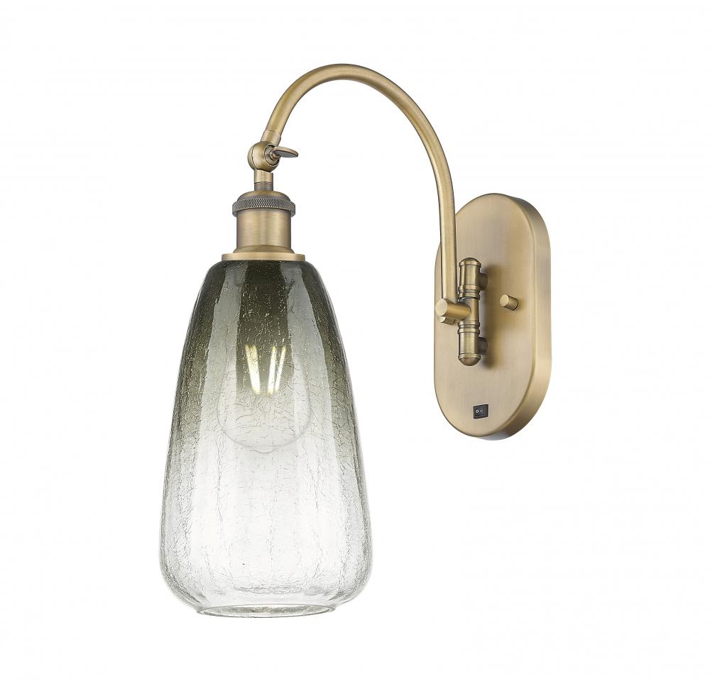Brookhaven Almond - 1 Light - 6 inch - Brushed Brass - Sconce