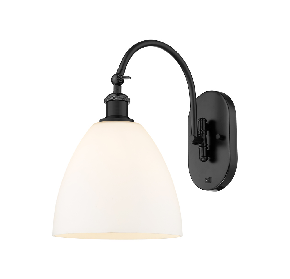 Bristol - 1 Light - 9 inch - Matte Black - Sconce