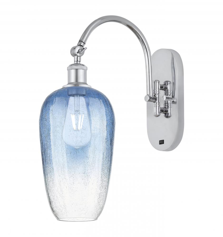 Brookhaven Flute - 1 Light - 7 inch - Polished Chrome - Sconce