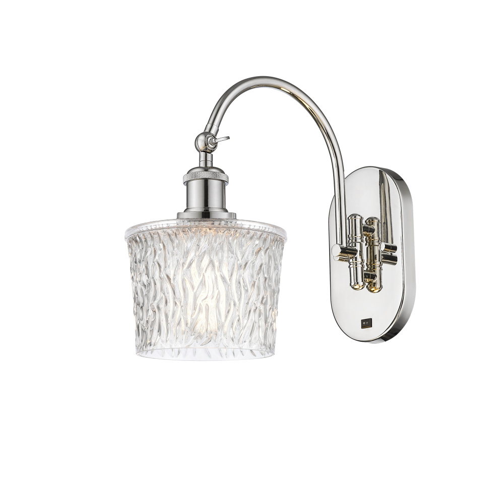 Niagara - 1 Light - 7 inch - Polished Nickel - Sconce