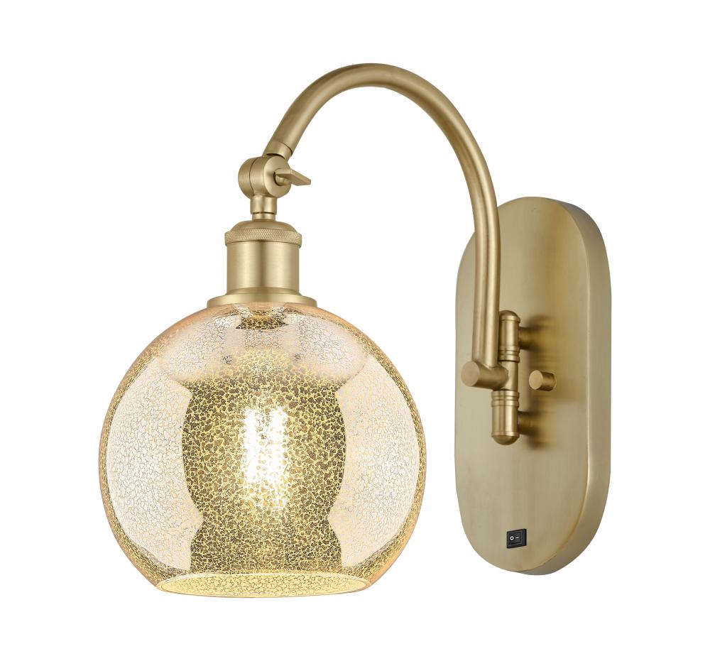 Athens - 1 Light - 8 inch - Satin Gold - Sconce