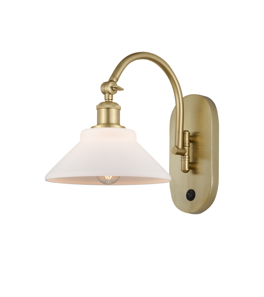 Orwell - 1 Light - 8 inch - Satin Gold - Adjustable - Sconce