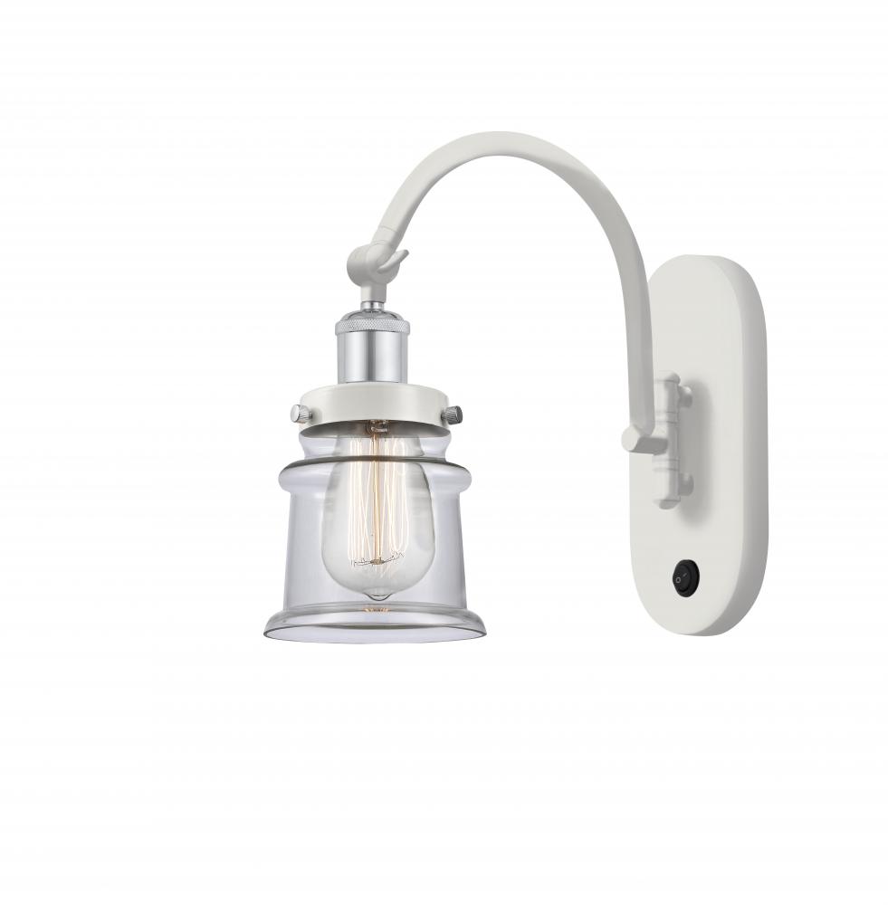 Canton - 1 Light - 7 inch - White Polished Chrome - Sconce
