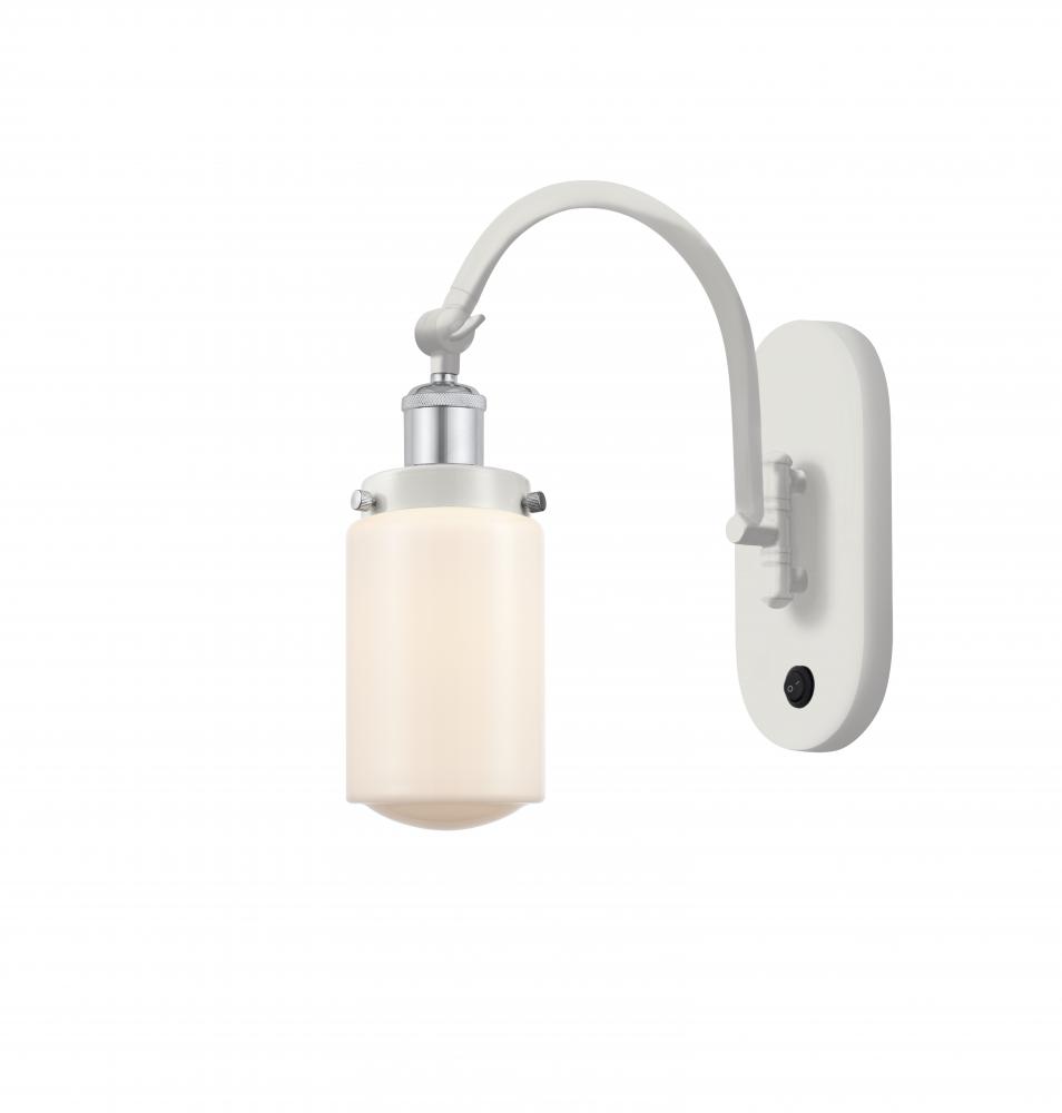 Dover - 1 Light - 5 inch - White Polished Chrome - Sconce